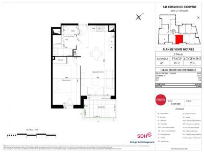 Location Appartement 2 pièces VERPILLIERE 38290