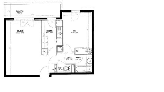 Location Appartement 2 pièces TASSIN-LA-DEMI-LUNE 69160