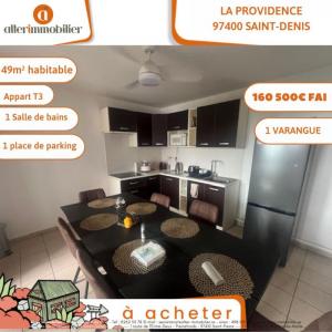 Vente Appartement 3 pièces SAINT-DENIS 97400