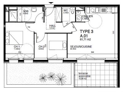 Location Appartement GRAVELINES 