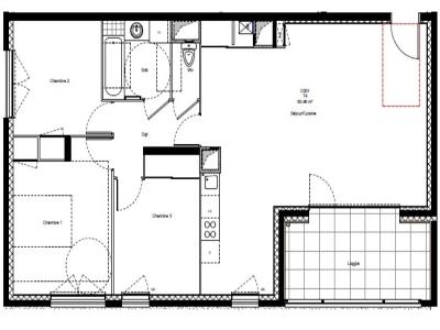 Location Appartement 4 pièces GRENOBLE 38100