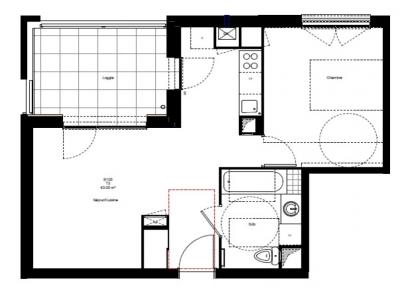 Location Appartement 2 pièces GRENOBLE 38100