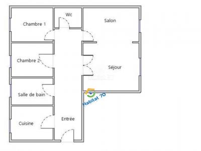 Location Appartement 4 pi�ces LURE 70200