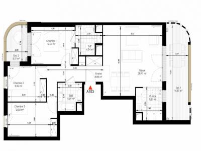 Vente Appartement 4 pièces CHATILLON 92320