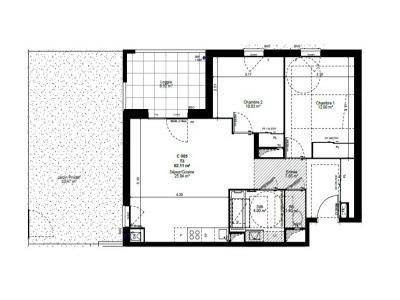 Location Appartement 3 pièces ALBERTVILLE 73200