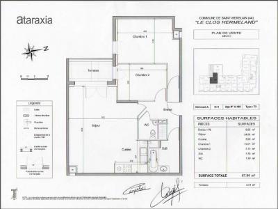 For rent Apartment SAINT-HERBLAIN  44