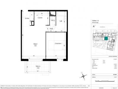 Location Appartement 2 pièces CHENOVE 21300