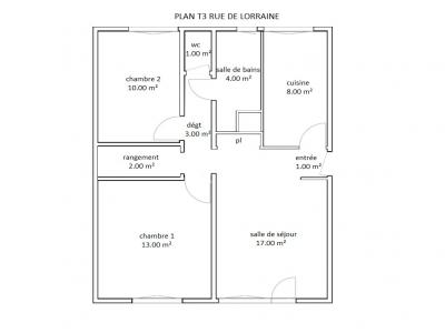 For rent Apartment RETHEL 