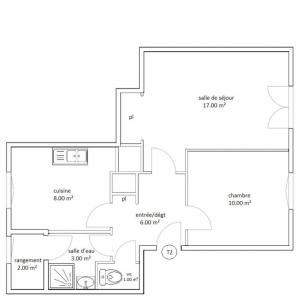 Location Appartement 2 pi�ces MACHAULT 08310