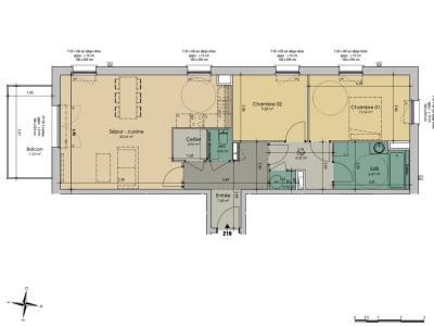 Vente Appartement 3 pi�ces WAMBRECHIES 59118