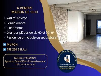 Vente Maison 5 pièces MURON 17430