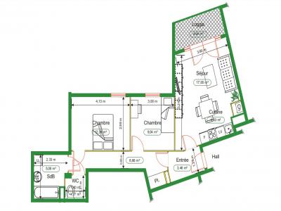 Location Appartement 3 pi�ces DIJON 21000