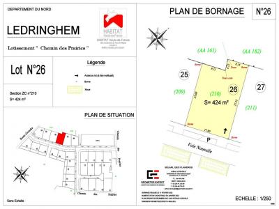 Vente Terrain LEDRINGHEM 59470