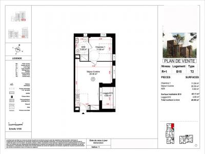 Location Appartement 2 pièces ANGERS 49000