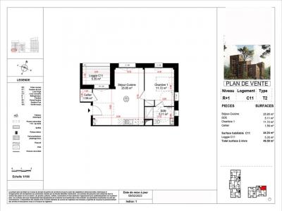 Location Appartement 2 pi�ces ANGERS 49000