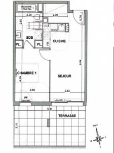 Location Appartement 2 pi�ces CAVALAIRE-SUR-MER 83240