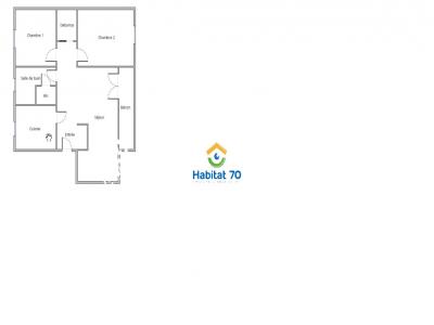 Location Appartement 4 pi�ces LURE 70200