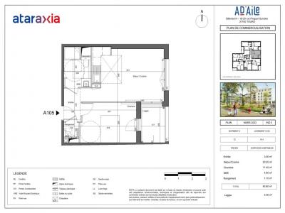 Location Appartement 2 pi�ces TOURS 37100