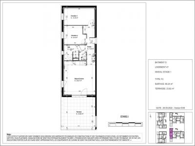 Location Appartement 3 pi�ces SENNECEY-LES-DIJON 21800