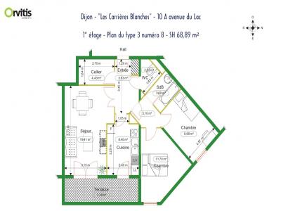 Location Appartement 3 pi�ces DIJON 21000