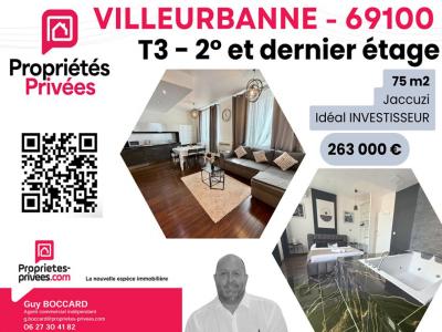 Vente Appartement 3 pièces VILLEURBANNE 69100
