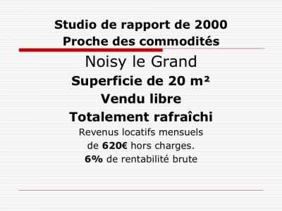 Vente Appartement NOISY-LE-GRAND 93160