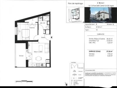 Location Appartement 2 pi�ces AGDE 34300