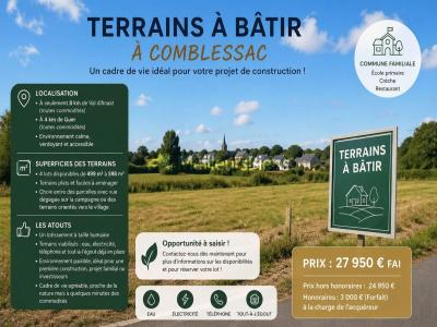 Vente Terrain GUER 56380