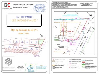 Vente Terrain BESSAN 34550