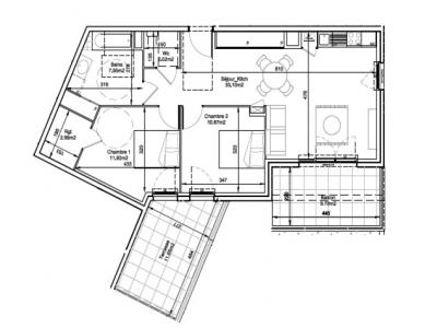 Location Appartement 3 pi�ces NEUVILLE-SUR-SAONE 69250