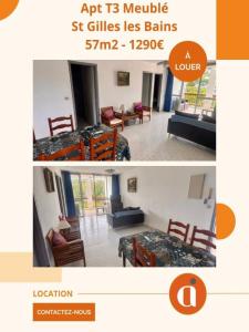 Location Appartement 3 pi�ces SAINT-GILLES-LES-BAINS 97434