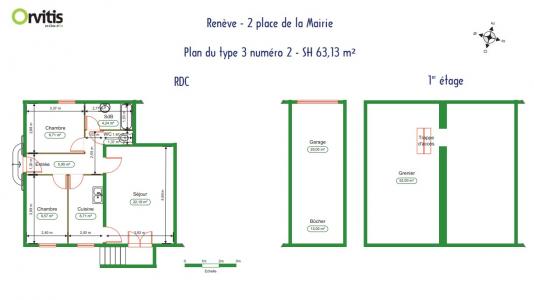 Location Appartement 3 pi�ces RENEVE 21310