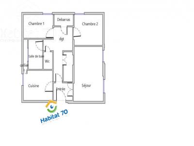 Location Appartement 3 pi�ces LURE 70200