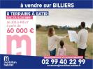 For sale Land Billiers  56190 405 m2
