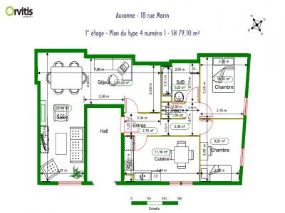 Location Appartement 4 pi�ces AUXONNE 21130