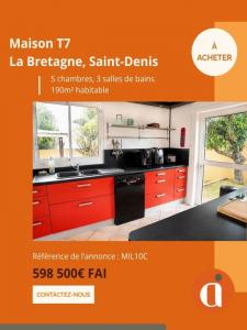 Vente Maison 7 pi�ces SAINT-DENIS 97400