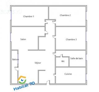 Location Appartement 5 pièces LURE 70200