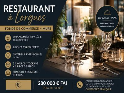 Vente Commerce LORGUES 83510