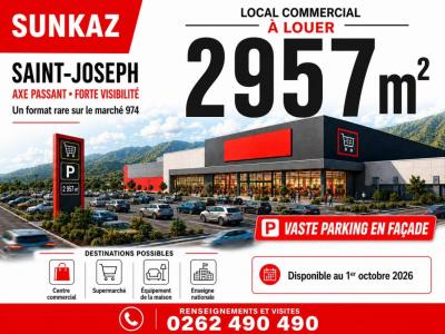 Location Local commercial SAINT-JOSEPH 97480