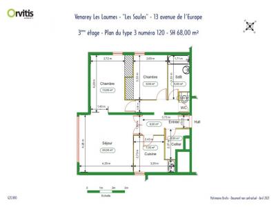 Location Appartement 3 pi�ces VENAREY-LES-LAUMES 21150