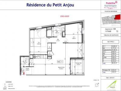Location Appartement 3 pi�ces ANGERS 49000