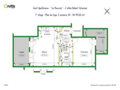 Location Appartement 2 pièces SAINT-APOLLINAIRE 21850