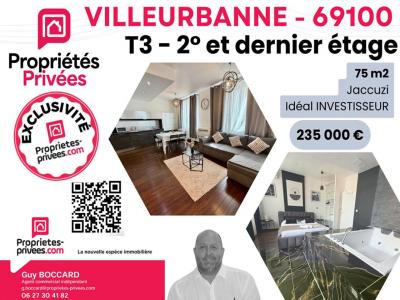 Vente Appartement 3 pi�ces VILLEURBANNE 69100
