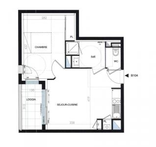 Location Appartement 2 pi�ces NANTES 44100