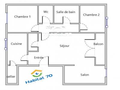 Location Appartement 4 pi�ces LURE 70200