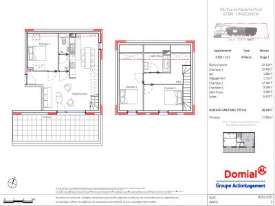 For rent Apartment LINGOLSHEIM 