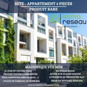 Vente Appartement 3 pièces SETE 34200