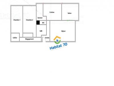 Location Appartement 4 pi�ces LURE 70200