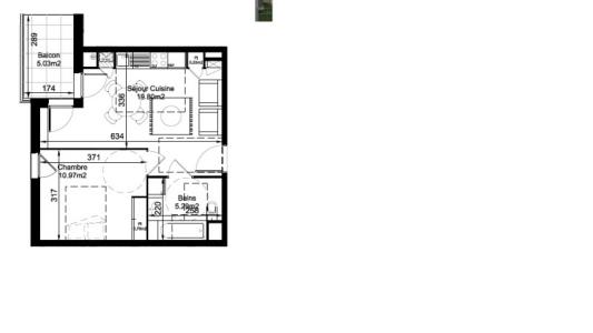 Location Appartement 2 pi�ces VERNAISON 69390