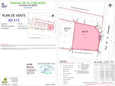 Vente Terrain BAUD 56150